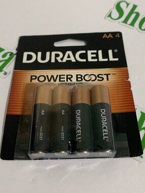 Duracell Batteries AA 4 Per Pack Coppertop Alkaline Sealed 3 / 2037